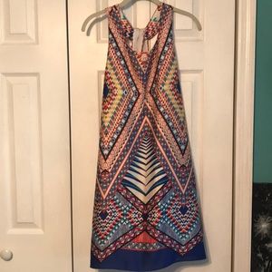 Summer Tribal print sleeveless dress